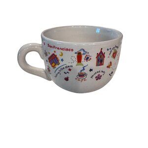 San Francisco themed oversized soup bowl mug